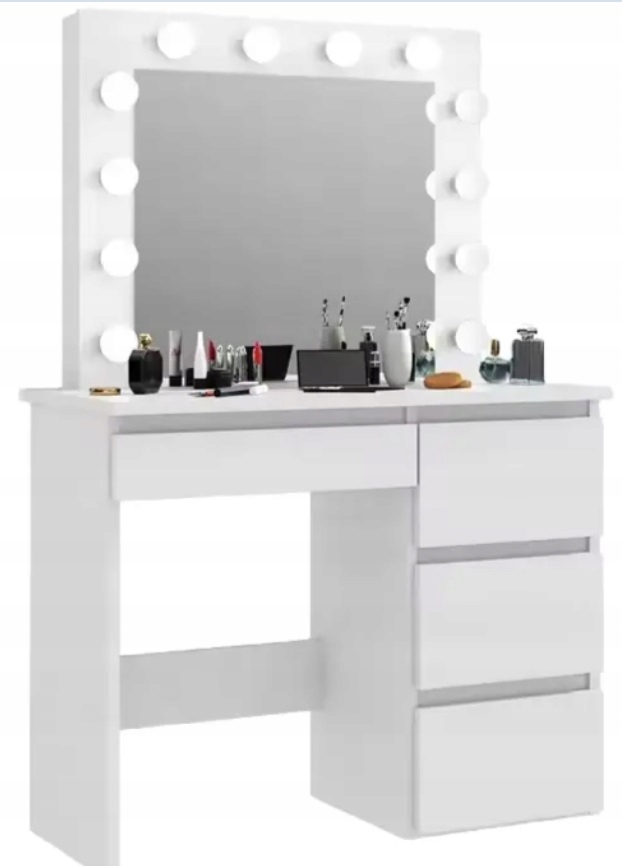 Toaletka z lustrem LED SCANDI 06 skandynawska