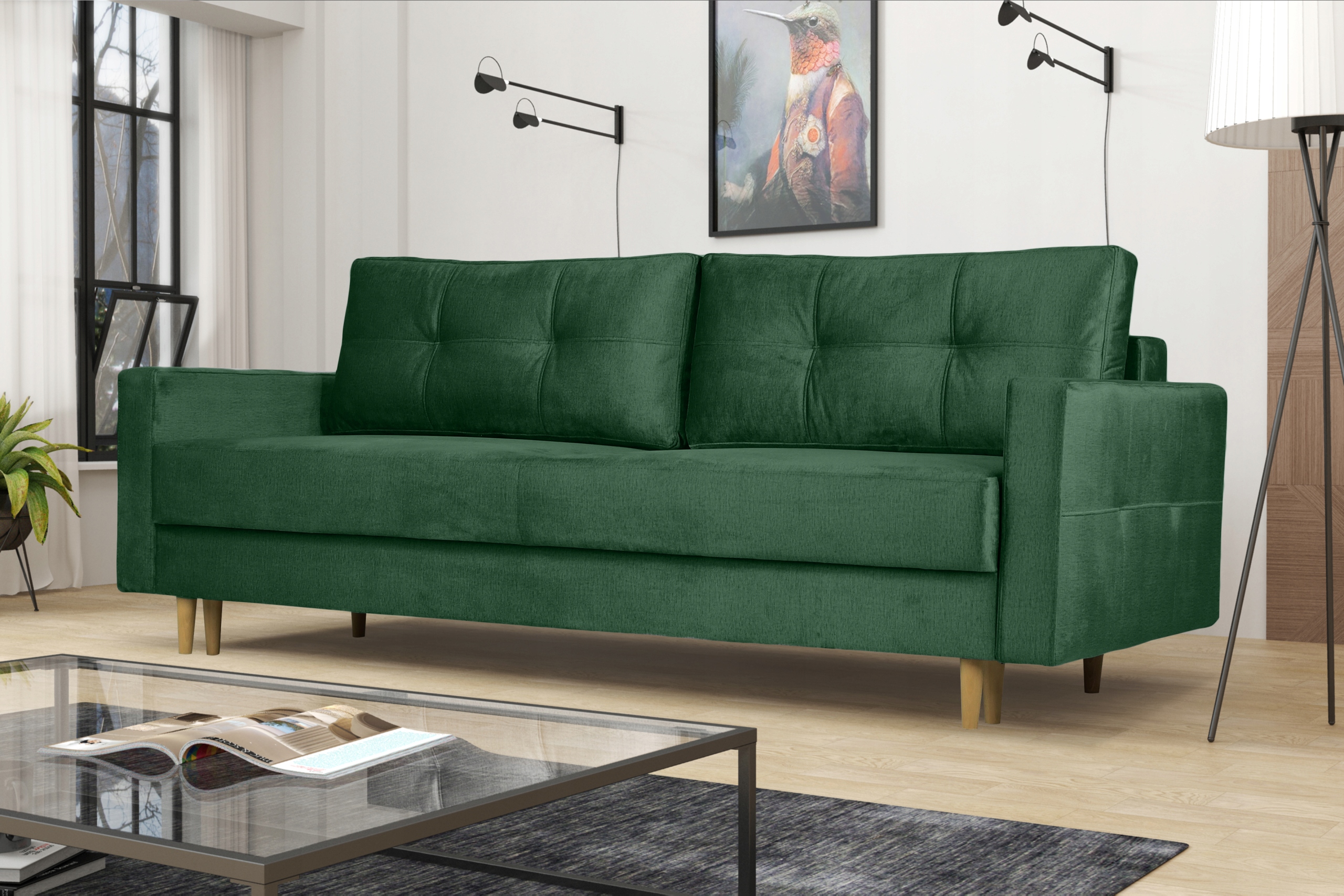 Wygodna kanapa FLORO z funkcją spania bonell